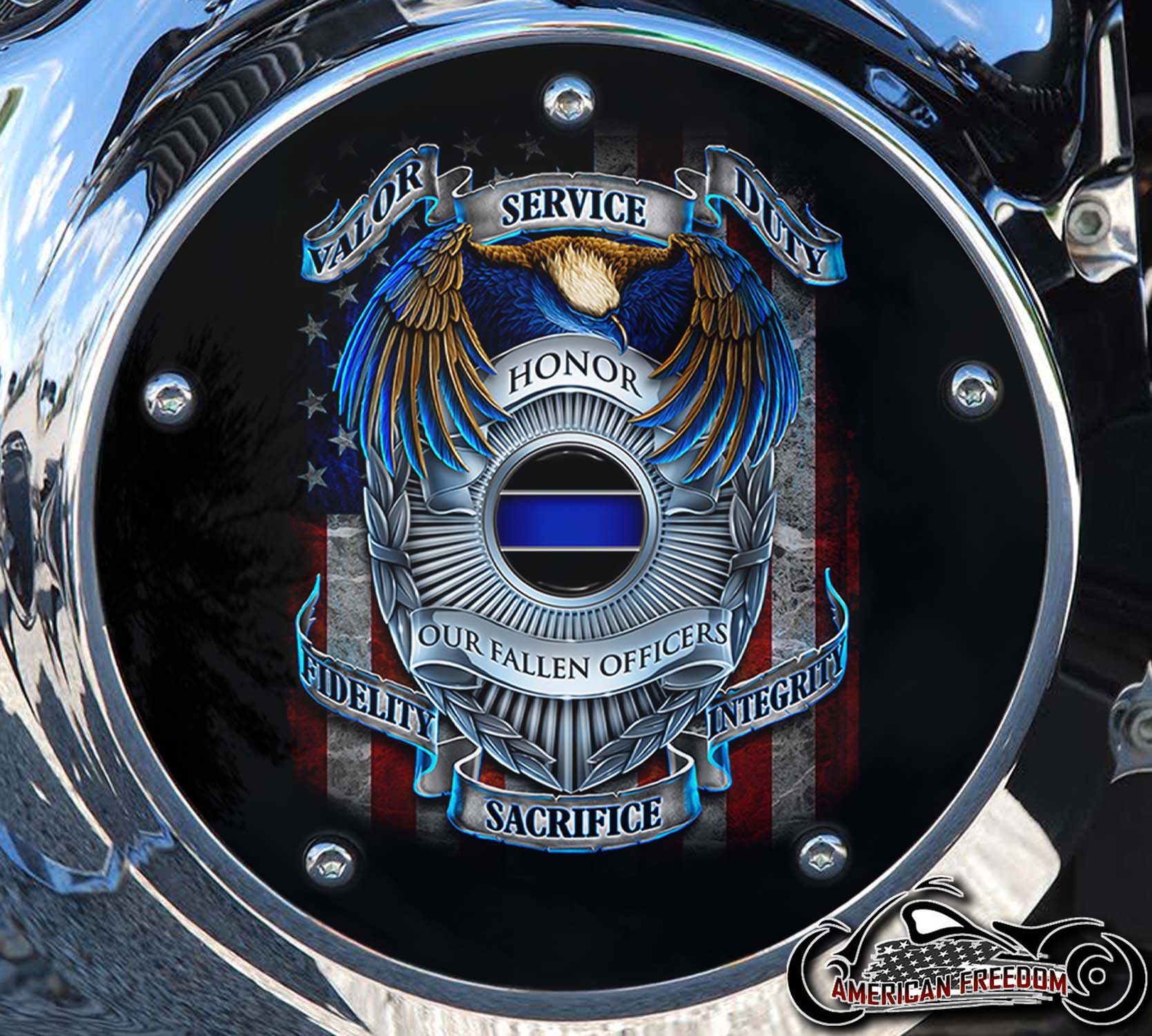 Custom Derby Cover - Police Fallen Officers